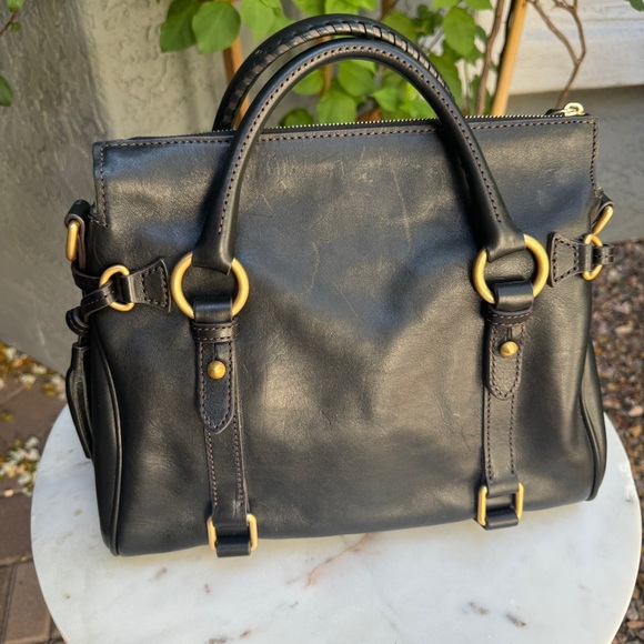 SOLD Dooney & Bourke Leather Florentine Satchel - Picture 5 of 14